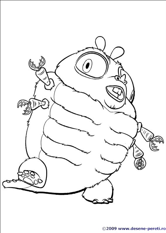 monsters aliens desene colorat